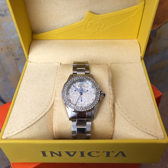 INVICTA ANGEL WOMEN’S WATCH, EXCELLENT CONDITION, NEVER WORN, ORIGINAL CASE - Picture 1 of 7